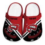 customized western kentucky hilltoppers baseball motif clog best selling