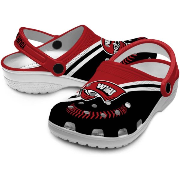 customized western kentucky hilltoppers baseball motif clog high quality