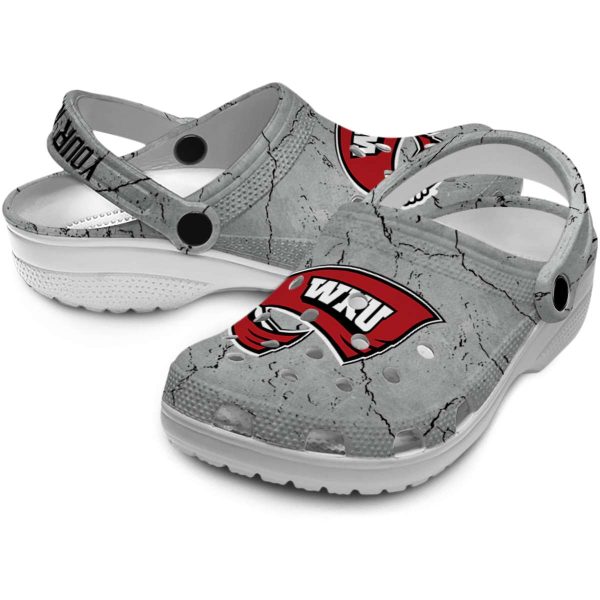 customized western kentucky hilltoppers cracked texture clog high quality
