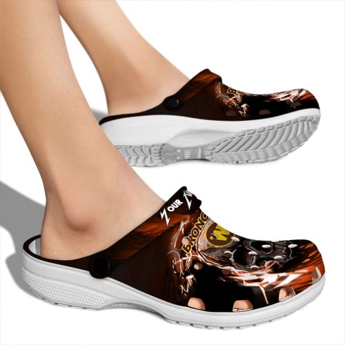 customized western michigan broncos gothic skull clog fashion forward