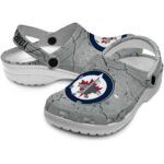 customized winnipeg jets cracked texture clog best selling