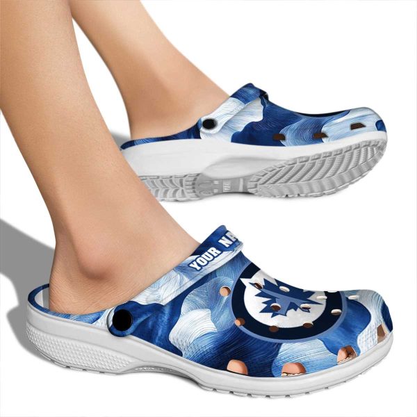 customized winnipeg jets ocean waves clog fashion forward