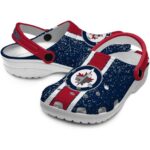 customized winnipeg jets vertical stripes clog best selling