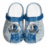 dallas mavericks geometric background clog best selling