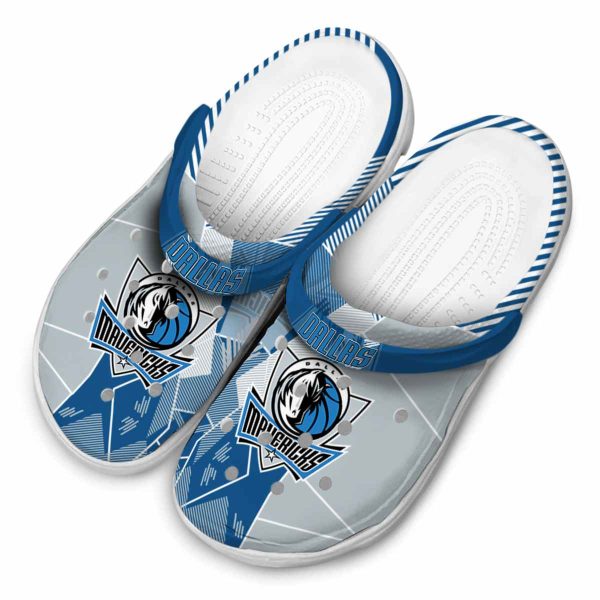 dallas mavericks geometric background clog latest model