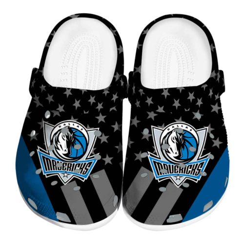 dallas mavericks stellar stripes theme clog best selling