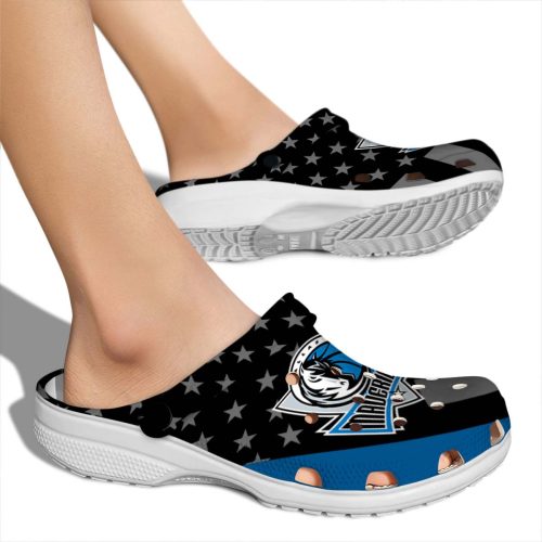 dallas mavericks stellar stripes theme clog fashion forward