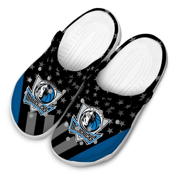 dallas mavericks stellar stripes theme clog latest model
