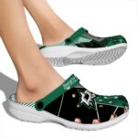 dallas stars geometric background clog best selling