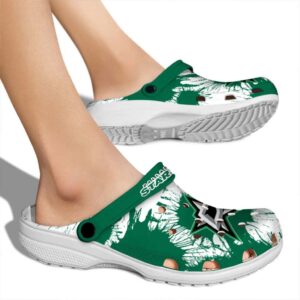 dallas stars splatter graphics clog fashion forward