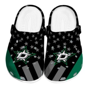 dallas stars stellar stripes theme clog best selling