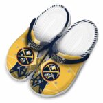 denver nuggets geometric background clog best selling