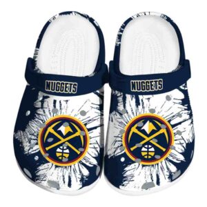 denver nuggets splatter graphics clog best selling