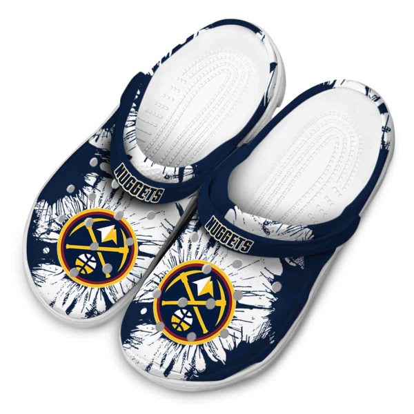 denver nuggets splatter graphics clog latest model