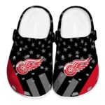 detroit red wings stellar stripes theme clog best selling