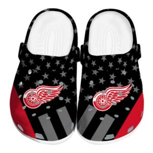 detroit red wings stellar stripes theme clog best selling
