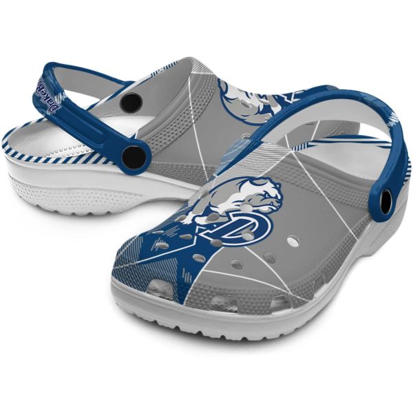 drake bulldogs geometric background clog high quality