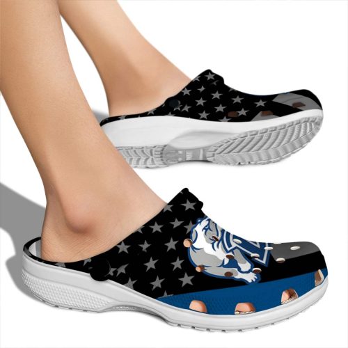 drake bulldogs stellar stripes theme clog fashion forward