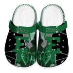 eastern michigan eagles geometric background clog best selling