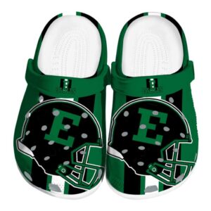 eastern michigan eagles helmet stripes clog best selling