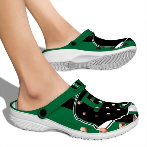 eastern michigan eagles helmet stripes clog fashion forward