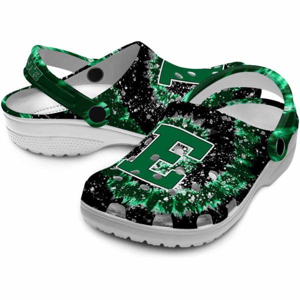 eastern michigan eagles radiant burst effect clog high quality