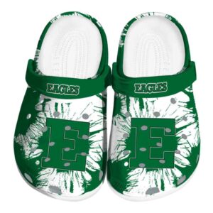 eastern michigan eagles splatter graphics clog best selling