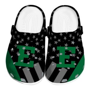 eastern michigan eagles stellar stripes theme clog best selling