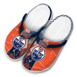 edmonton oilers geometric background clog best selling
