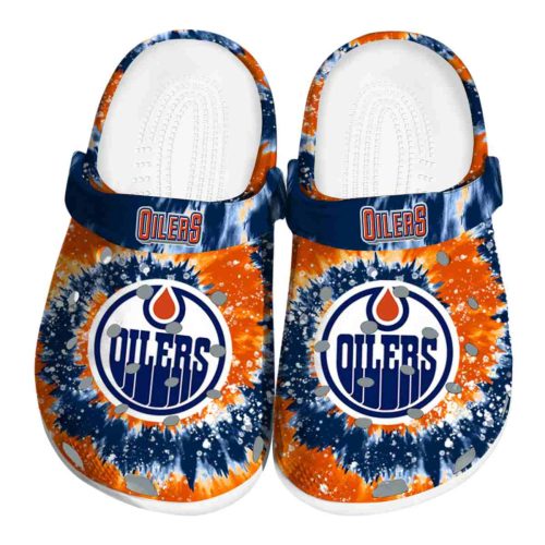 edmonton oilers radiant burst effect clog best selling
