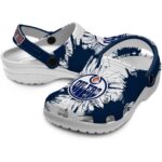 edmonton oilers splatter graphics clog best selling