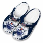 edmonton oilers splatter graphics clog best selling