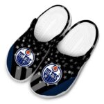 edmonton oilers stellar stripes theme clog best selling