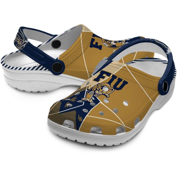 fiu panthers geometric background clog high quality