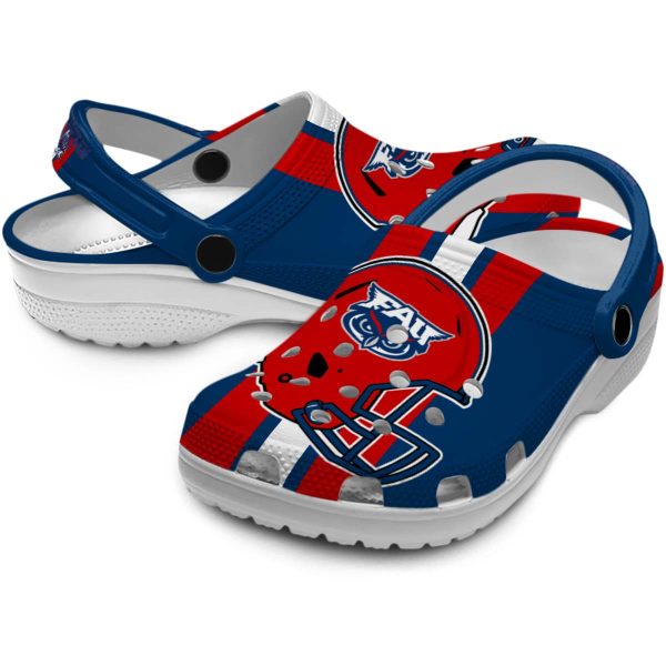 florida atlantic owls helmet stripes clog high quality