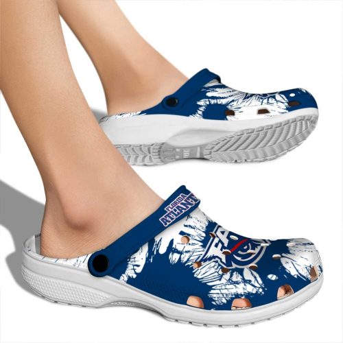 florida atlantic owls splatter graphics clog fashion forward