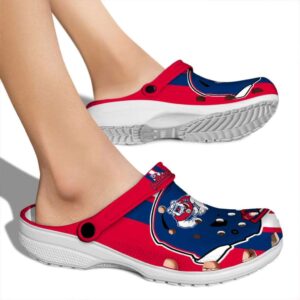 fresno state bulldogs helmet stripes clog fashion forward