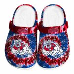 fresno state bulldogs radiant burst effect clog best selling