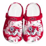 fresno state bulldogs splatter graphics clog best selling