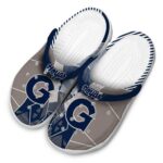 georgetown hoyas geometric background clog best selling