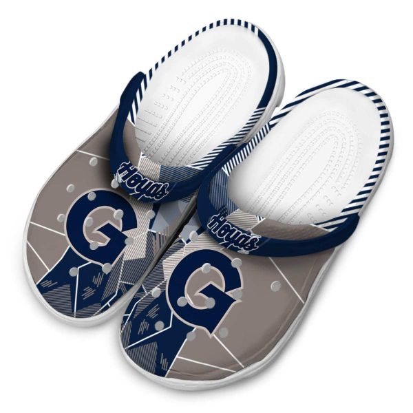 georgetown hoyas geometric background clog latest model