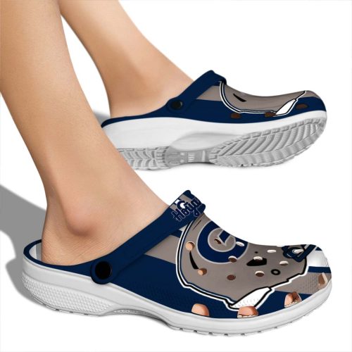 georgetown hoyas helmet stripes clog fashion forward