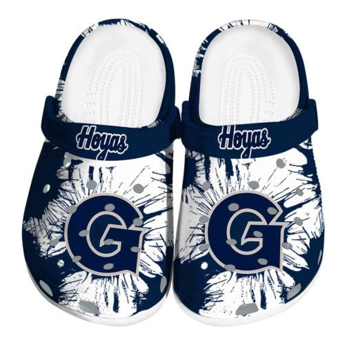 georgetown hoyas splatter graphics clog best selling