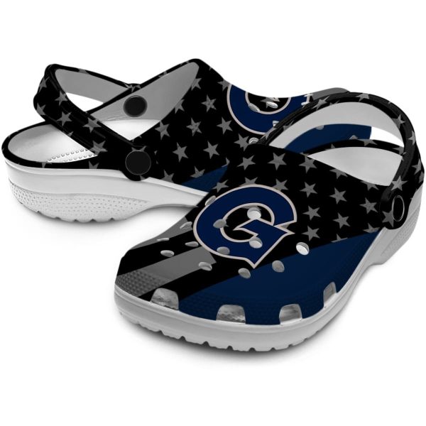 georgetown hoyas stellar stripes theme clog high quality