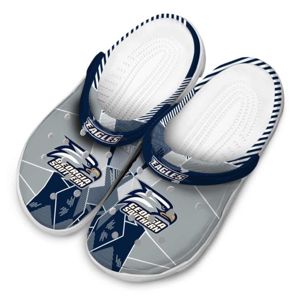 georgia southern eagles geometric background clog latest model