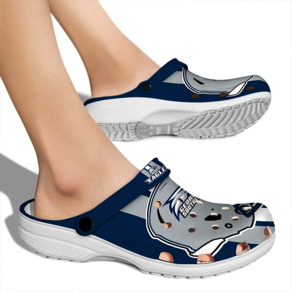 georgia southern eagles helmet stripes clog fashion forward