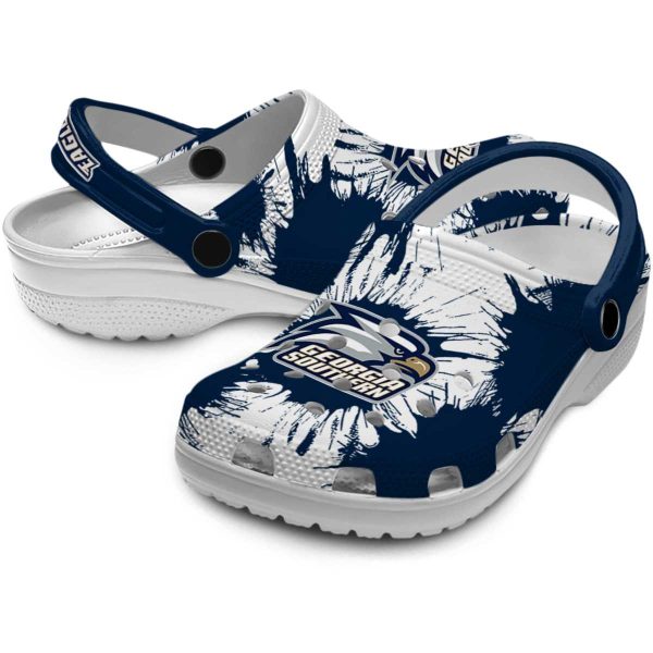 georgia southern eagles splatter graphics clog high quality