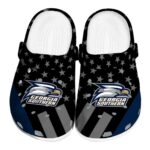 georgia southern eagles stellar stripes theme clog best selling