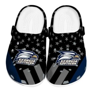 georgia southern eagles stellar stripes theme clog best selling
