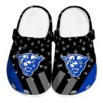 georgia state panthers stellar stripes theme clog best selling
